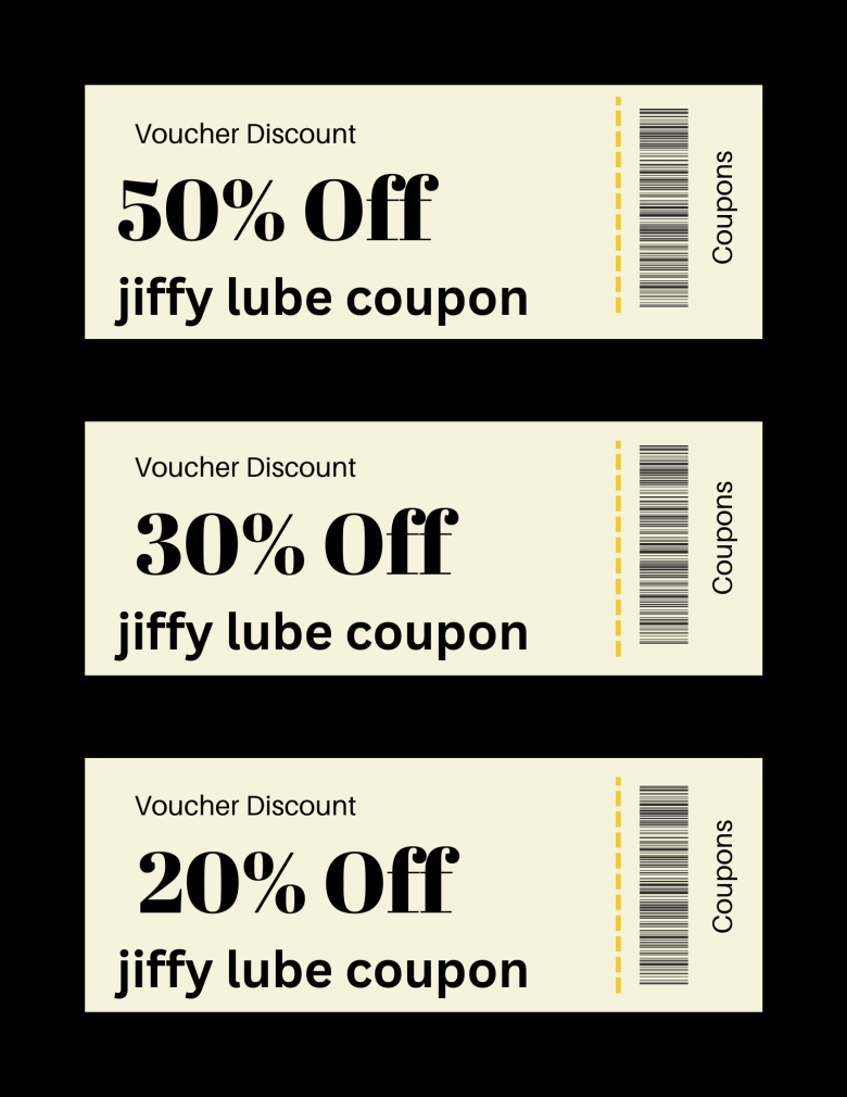 How To Get Jiffy Lube 30 Off Coupons?