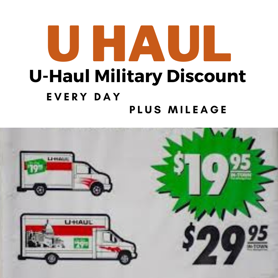 Uhaul Military Discount Uhaul Truck Rental Military Discount